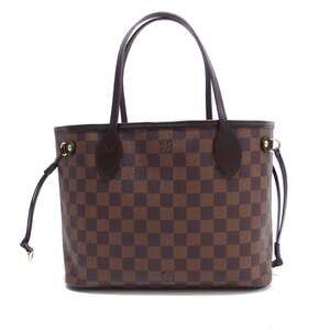 LOUIS VUITTON Brown Damier Neverfull PM Tote Bag